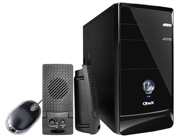 CPU Qbex Udp Atlas Gold c/ AMD Brazos - 4GB 500GB Grava DVD - CPU